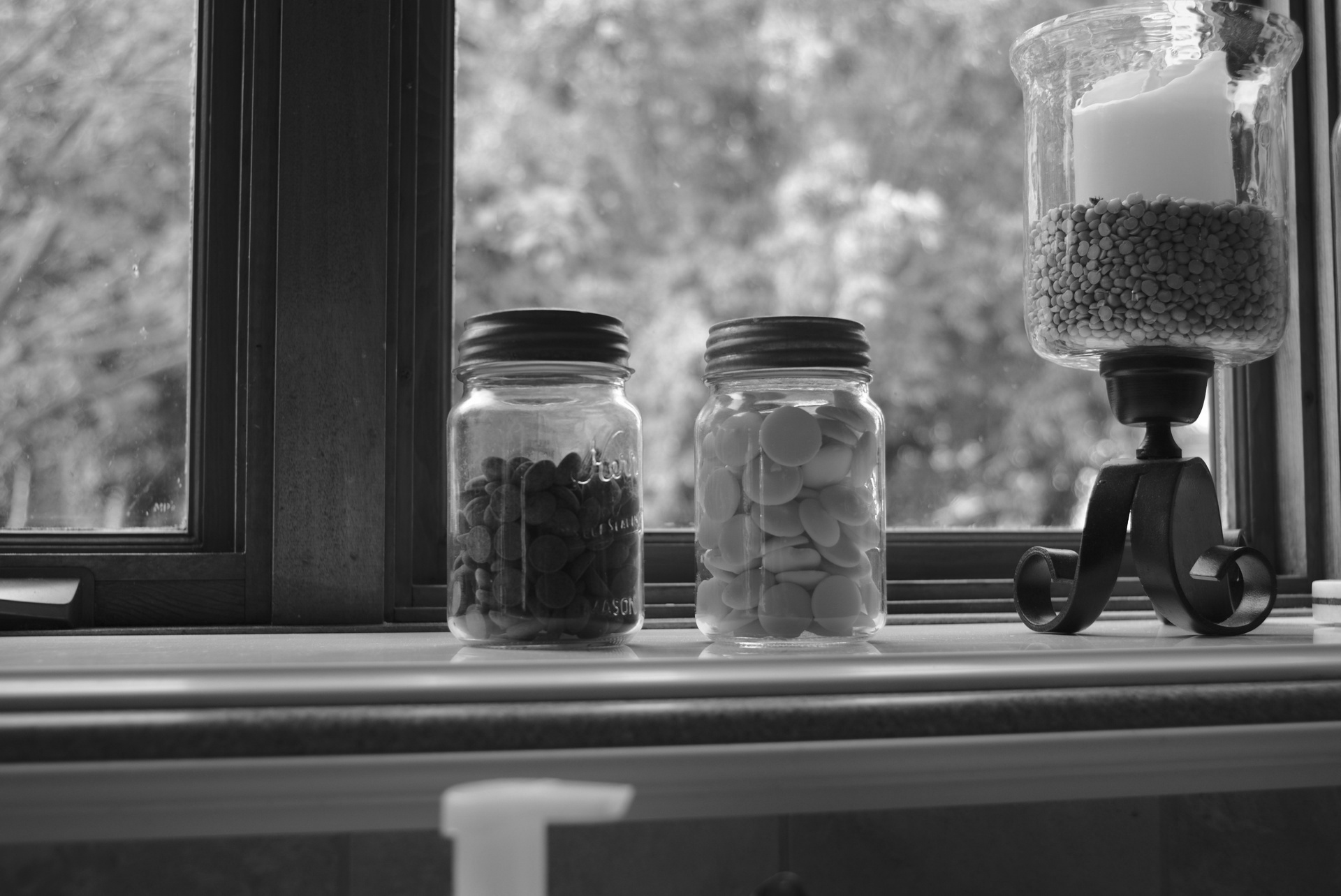 Jars by Window